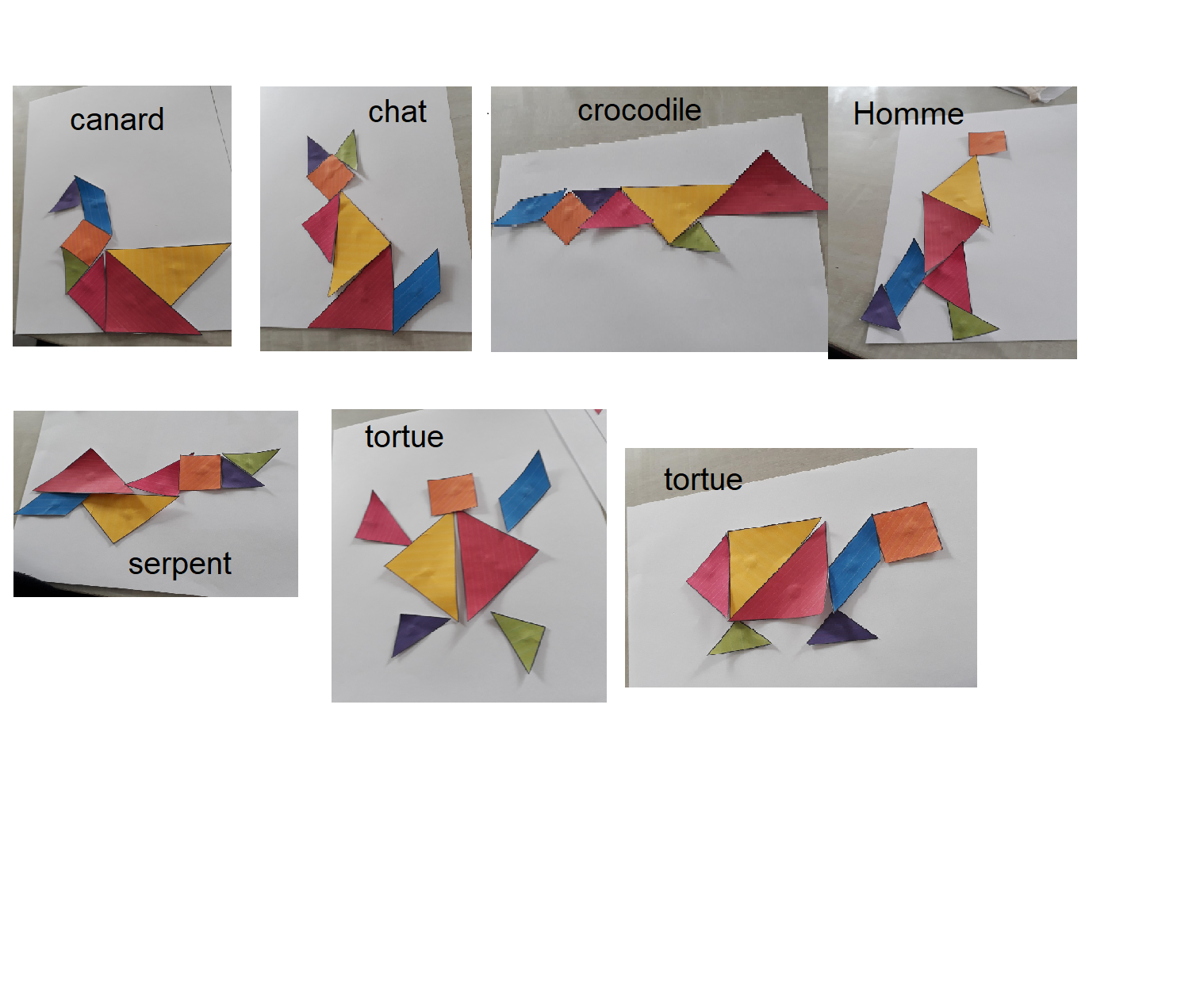 Tangram Leonie Ecole Maternelle Les Petits Chatelains